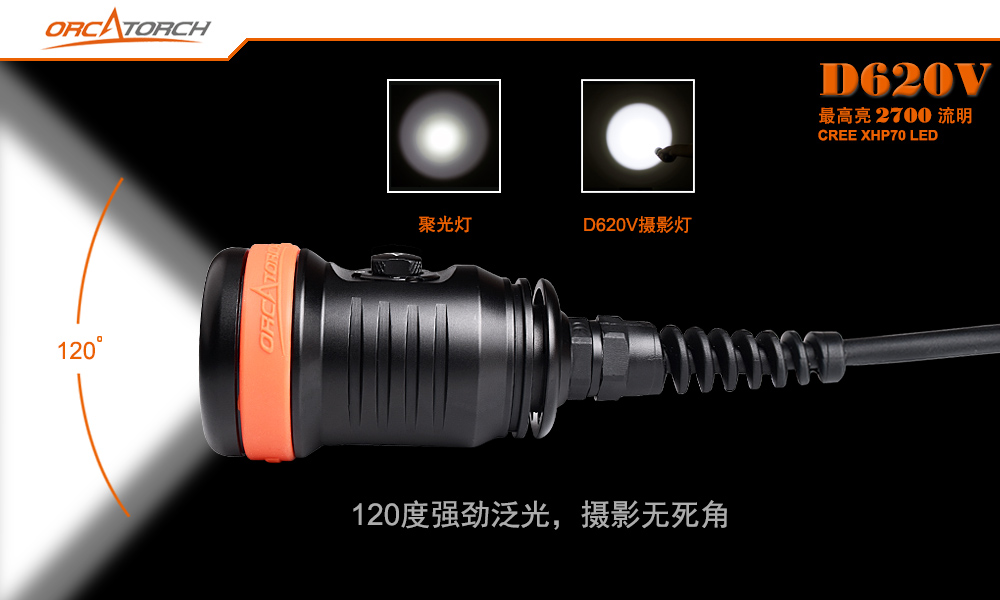 D620V水肺潛水照明,洞穴潛水照(zhào)明,水下探險手電筒,水(shuǐ)下救援照明(míng),OrcaTorch91香蕉短视频污下载 D620V水(shuǐ)肺潛水照明,洞穴潛水照明,水下(xià)探險手電筒,水下救援照明,OrcaTorch虎(hǔ)鯨
