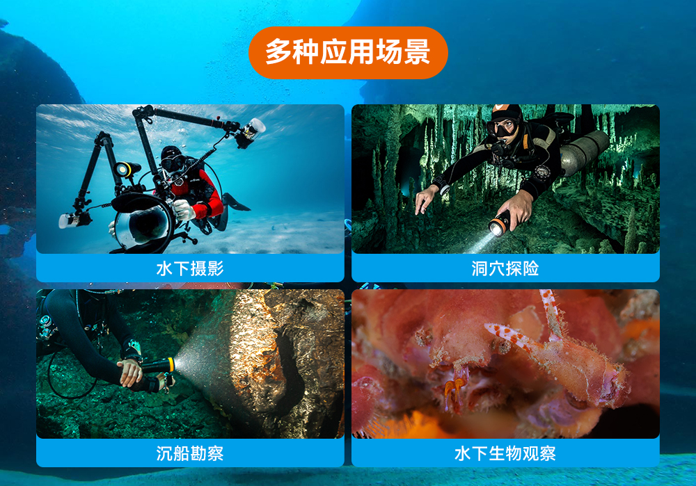 D900V水下攝影燈,水下攝影補光燈,潛水照明燈,打撈照明,OrcaTorch91香蕉短视频污下载