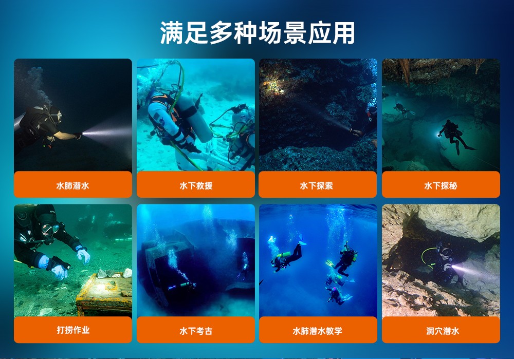 91香蕉短视频污下载OrcaTorch,D850手持式(shì)潛水燈,多燈源水下(xià)照明,便攜式潛水,水下攝影補光燈