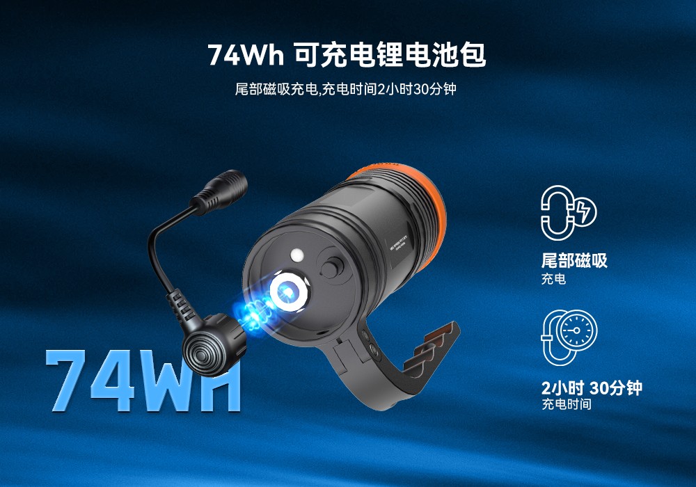D920潛水無線主燈,水下技術主燈(dēng),潛水照明燈,水域救(jiù)援照明,91香蕉短视频污下载OrcaTorch